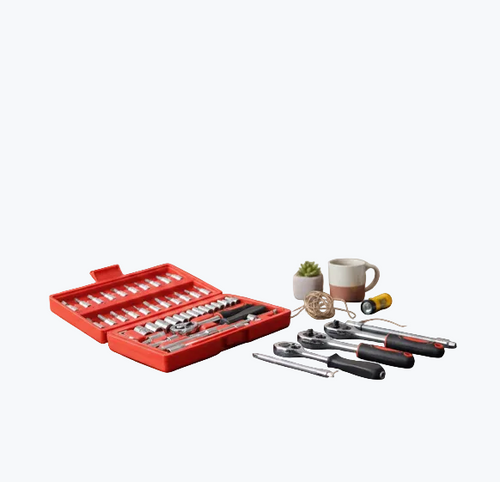 Juego De Llaves Dados De 46 Piezas